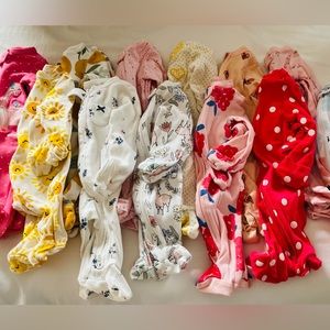 12 Pairs of Baby Girls Pajamas